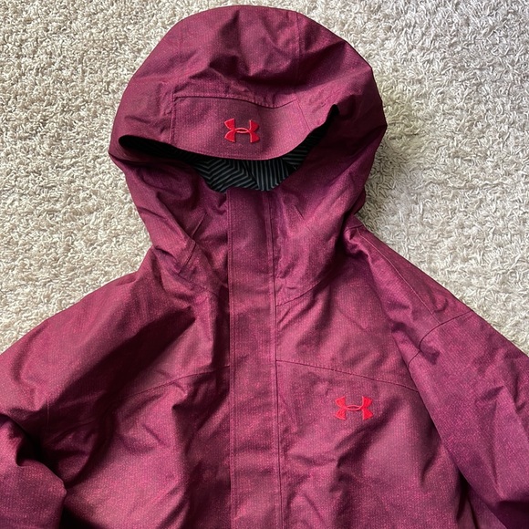 NWT Under Armour Men's Maroon Storm Powerline Insulated Jacket Size XL - Picture 2 of 10